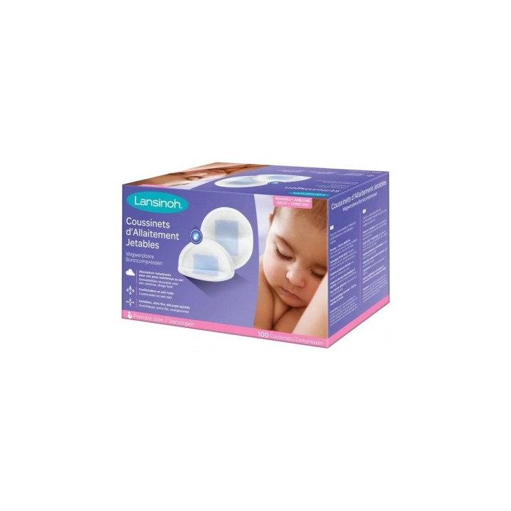 Coussinets d'allaitement Lansinoh - Confort et discrétion