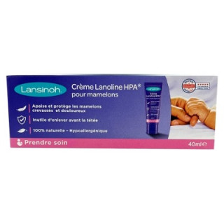 Crème Lanoline HPA Lansinoh pour mamelons sensibles