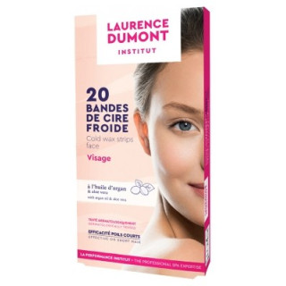 Bande de cire froide visage Laurence Dumont