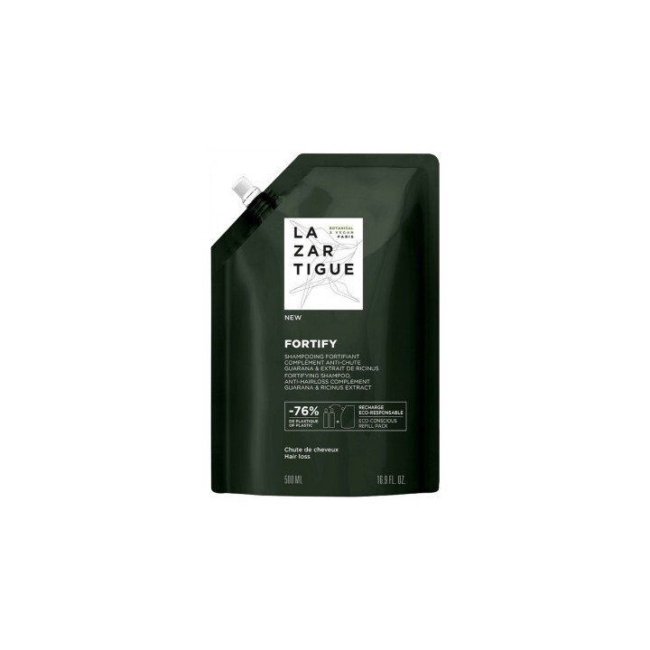 Lazartigue Fortify : Shampoing Anti-Chute Éco-Recharge