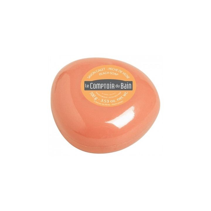 Savon Galet Surgras Pêche de Vigne - Comptoir du Bain