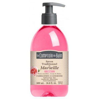 Savon Traditionnel de Marseille Rose 500 ml