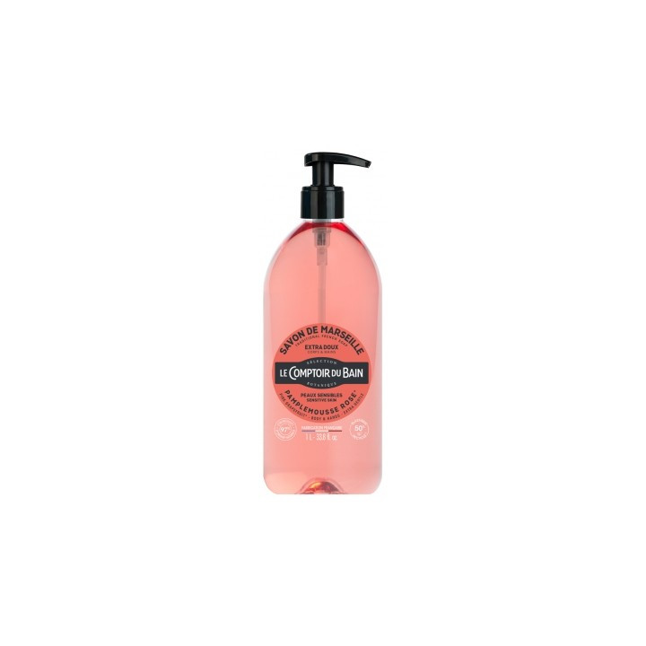 Savon de Marseille Pamplemousse Rose 1L