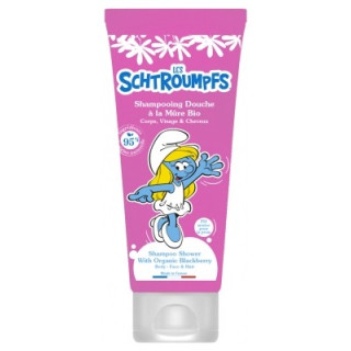 Shampoing Douche Les Schtroumpfs à la Mûre Bio