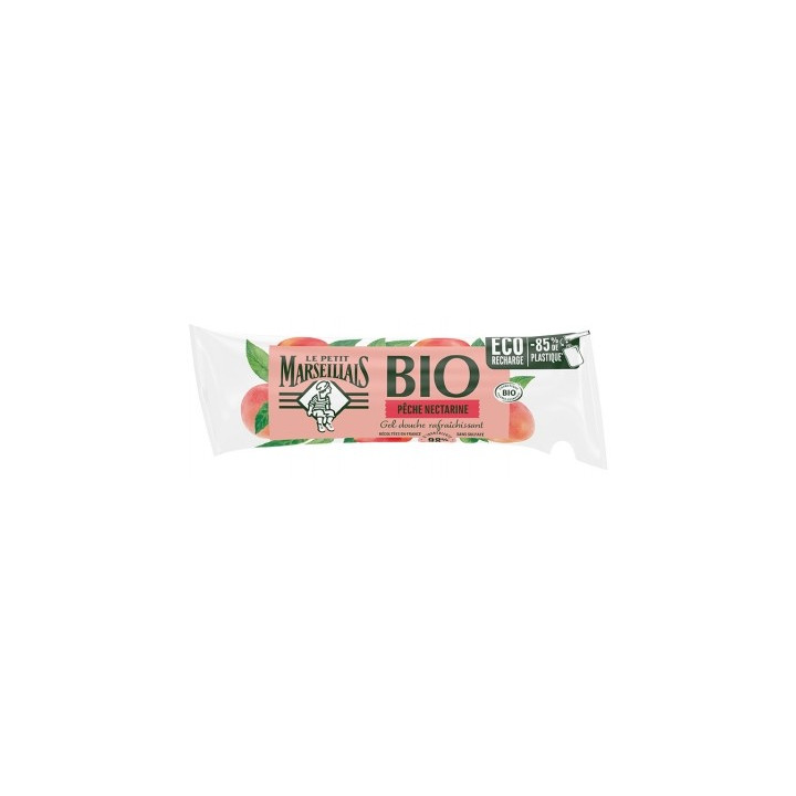 Gel douche bio Le Petit Marseillais Pêche Nectarine 250ml