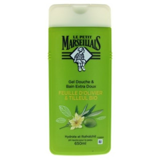 Gel Douche & Bain Extra Doux Feuille d'Olivier & Tilleul Bio