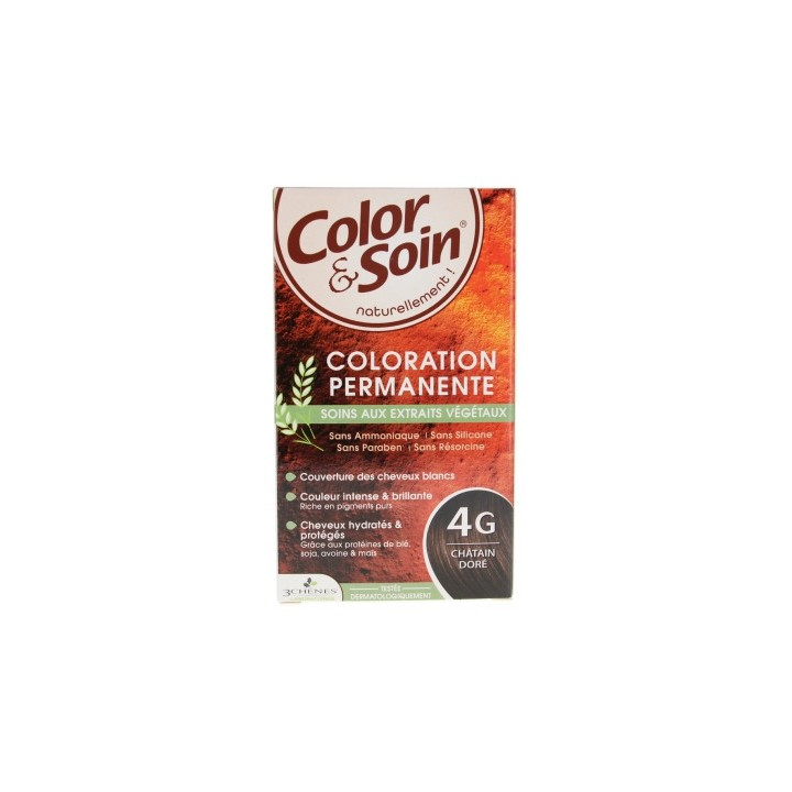 Coloration châtain doré - Les 3 Chênes Color & Soin