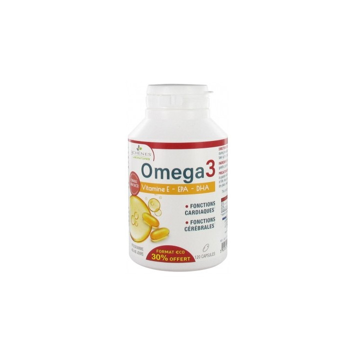 Les 3 Chênes Omega 3 - Complément alimentaire cardiovasculaire