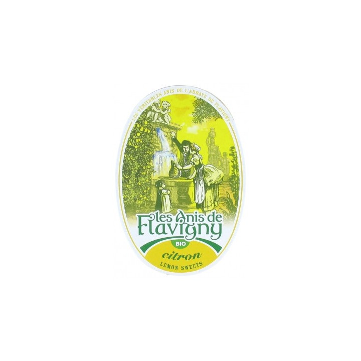 Anis de Flavigny Bonbons Citron Bio 50g