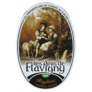 Anis de Flavigny Bonbons Réglisse Bio 50 g