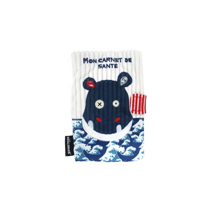 Protège carnet de santé Hippipos l'Hippopotame
