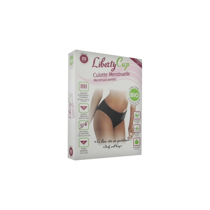Culotte menstruelle Liberty Cup noir bio