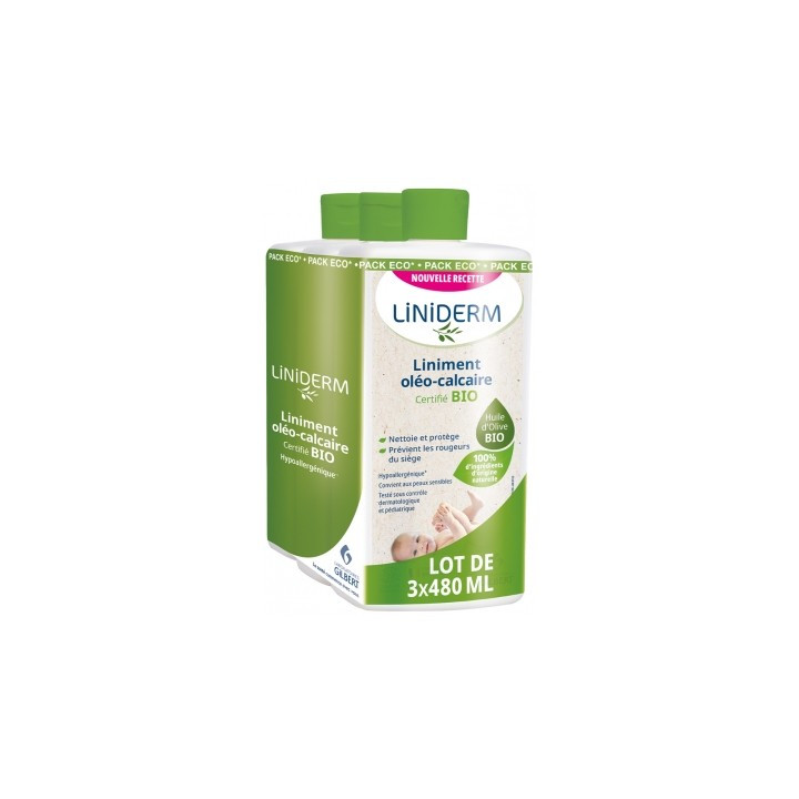 Liniderm Liniment Oléo-Calcaire Bio pour bébé