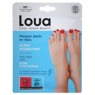 Masque pieds ultra-hydratant Loua - 1 paire