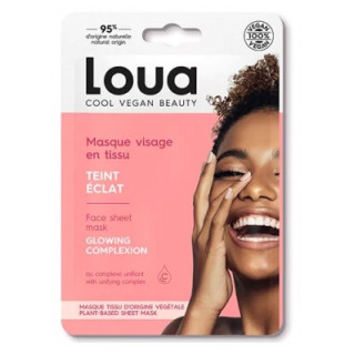 Masque visage Loua Teint Éclat - Peau radieuse et revitalisée