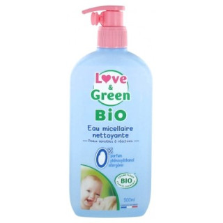 Eau Micellaire Nettoyante Bio Love & Green 500 ml
