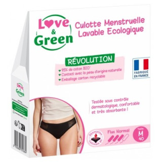 Culotte Menstruelle Lavable Love & Green - Flux Normal