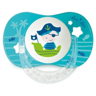 Sucette silicone anatomique Luc et Léa 18 mois+