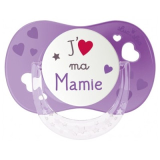 Sucette silicone anatomique Luc et Léa 6-18 mois