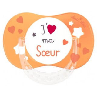 Sucette silicone Luc et Léa 6-18 mois