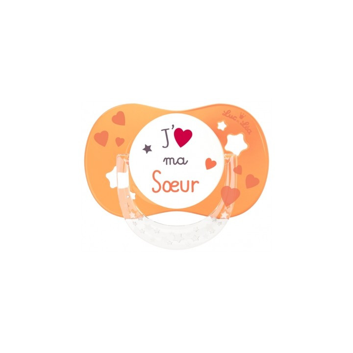 Sucette silicone Luc et Léa 6-18 mois