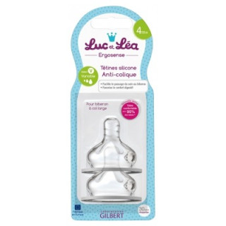 Tétines Luc et Léa Ergosense - Anti-Colique pour Bébés
