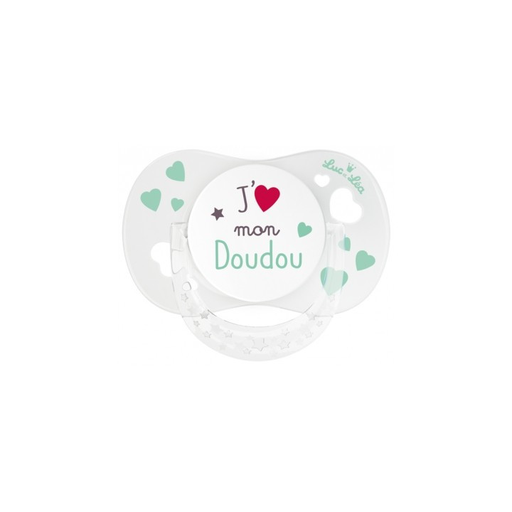 Sucette Silicone Physiologique Luc et Léa 0-6 Mois