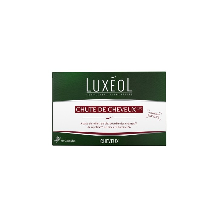 Luxéol Chute de Cheveux - Complément alimentaire pour cheveux forts