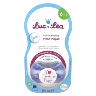 Sucette Luc et Léa Silicone Anatomique 6 Mois+