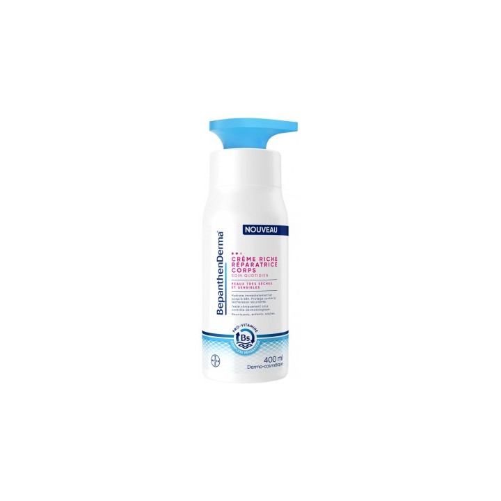 Crème Riche Réparatrice Corps Bepanthen Derma 400 ml