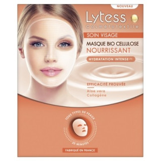 Masque bio cellulose Lytess - Soin Visage Nourrissant