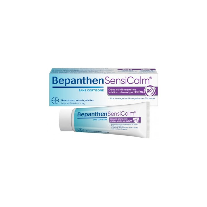 Bepanthen Sensicalm 20g - Crème apaisante pour peaux sensibles