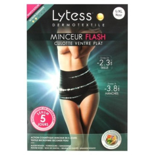 Culotte Minceur Lytess Dermotextile Ventre Plat Noir