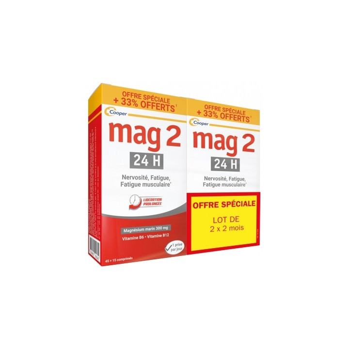 Mag 2 24H - Complément alimentaire contre la fatigue