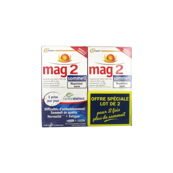 Mag 2 Sommeil - Sommeil paisible et réparateur