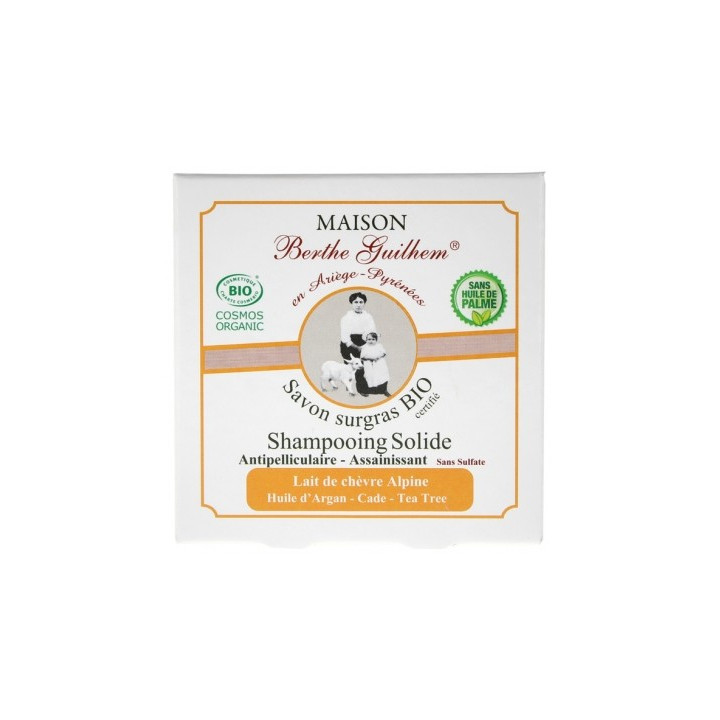 Shampoing solide bio anti-pelliculaire
