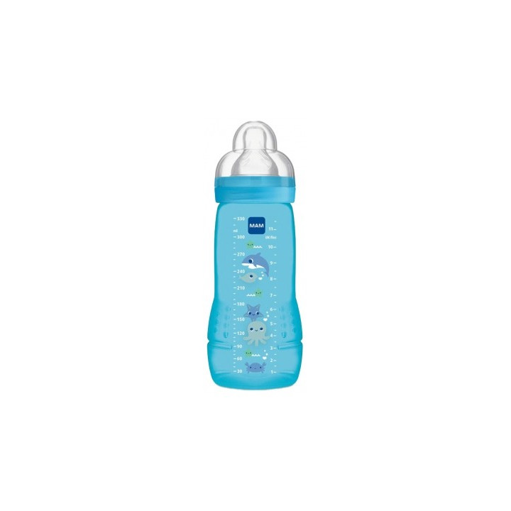Biberon MAM Easy Active 2ème âge - 330 ml