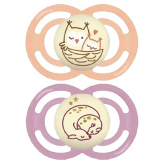 Sucettes MAM Perfect Nuit - Silicone 6 Mois et +