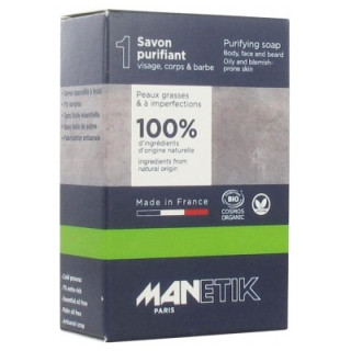 Savon purifiant Manetik pour peaux grasses