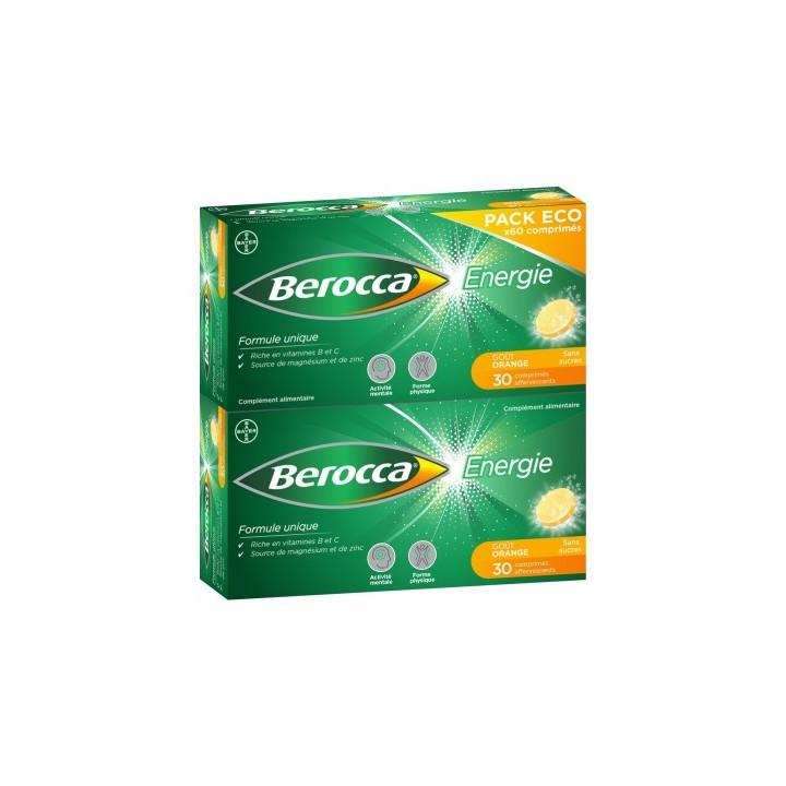 Berocca Énergie Goût Orange - Complément Alimentaire