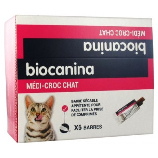 Biocanina Médi-Croc Chat - Barres sécables appétentes pour chats