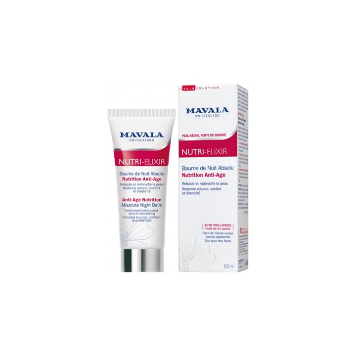 Baume de nuit absolu nutrition anti-âge Mavala SkinSolution