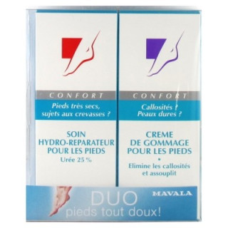 Soin Hydro-Réparateur et Crème de Gommage pour les pieds
