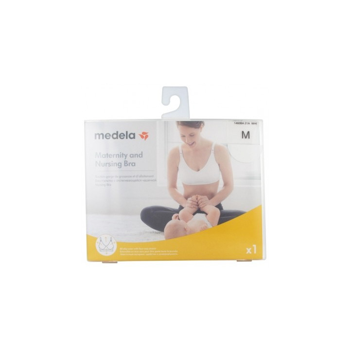 Soutien-Gorge de Grossesse et d'Allaitement Blanc Medela
