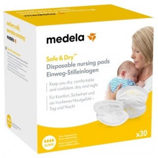 Coussinets d'allaitement Medela Safe & Dry Super