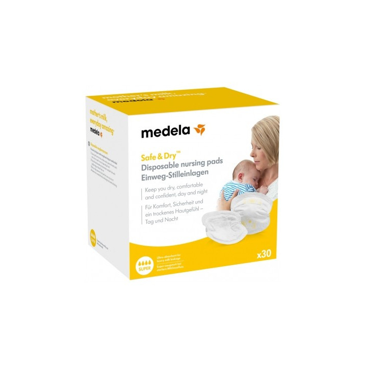 Coussinets d'allaitement Medela Safe & Dry Super