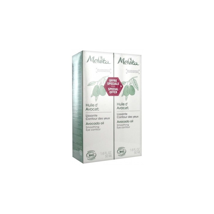 Huile d'Avocat Bio Melvita pour le contour des yeux