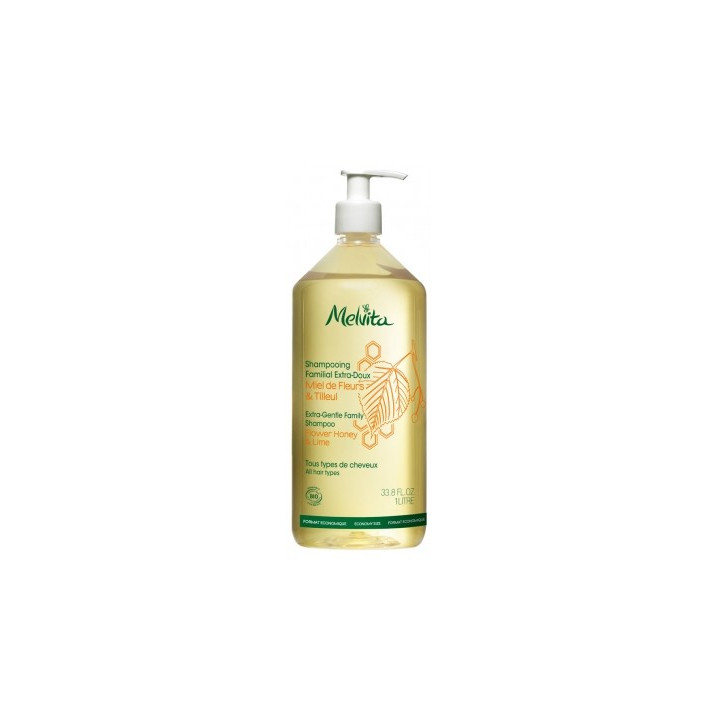 Shampoing Familial Extra-Doux Melvita 1L