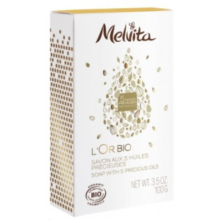 Savon L'Or Bio Melvita - Savon aux 5 Huiles Précieuses