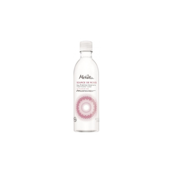 Eau Micellaire Bio Melvita Source de Roses